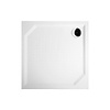 Douchebak Marmer Sapho Aneta 90x90x4 cm Vierkant Wit