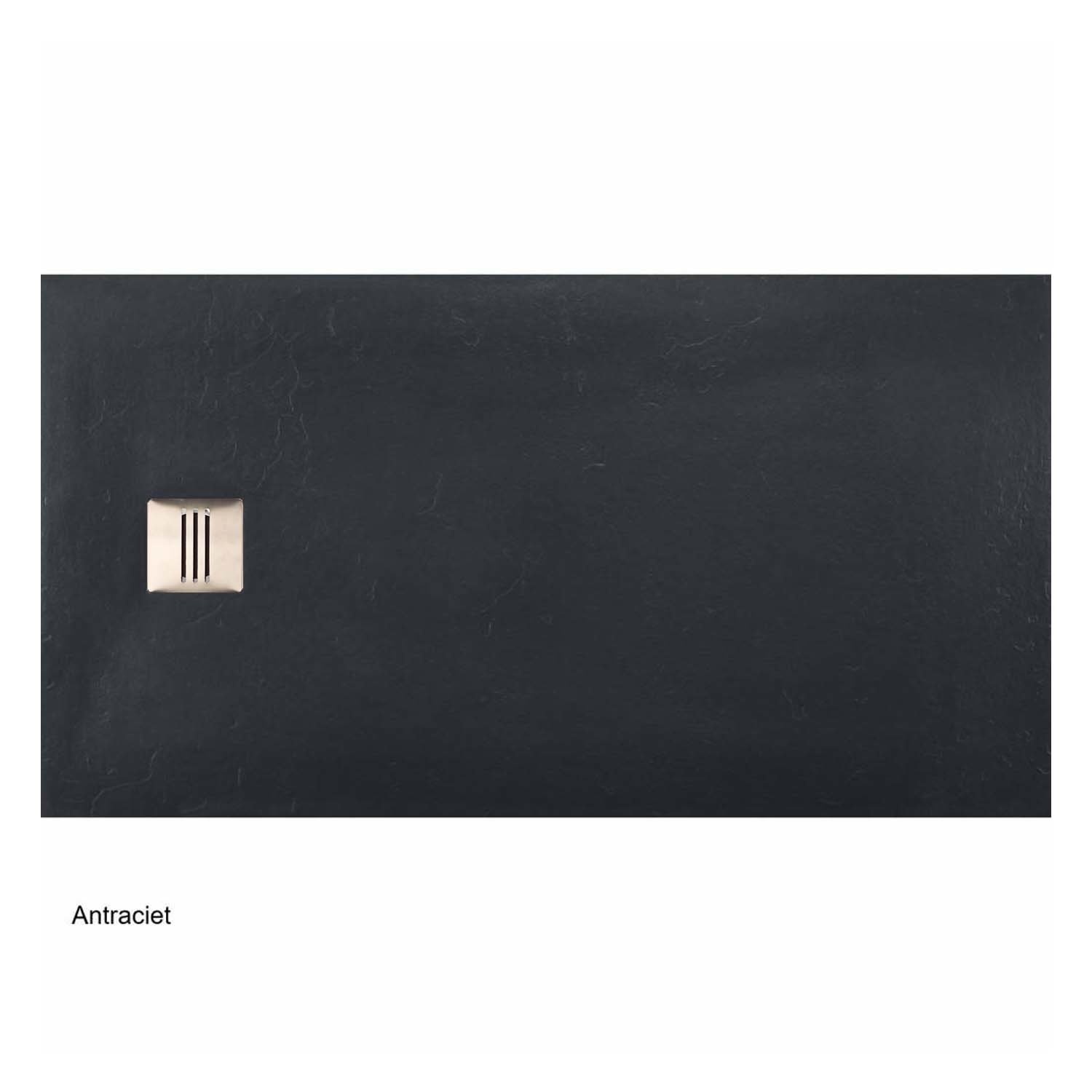 Douchebak Slab Standaard Stone 2 Antraciet 100x120 cm Boss & Wessing