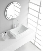 Wiesbaden Slide opzetwastafel 550x350x120mm