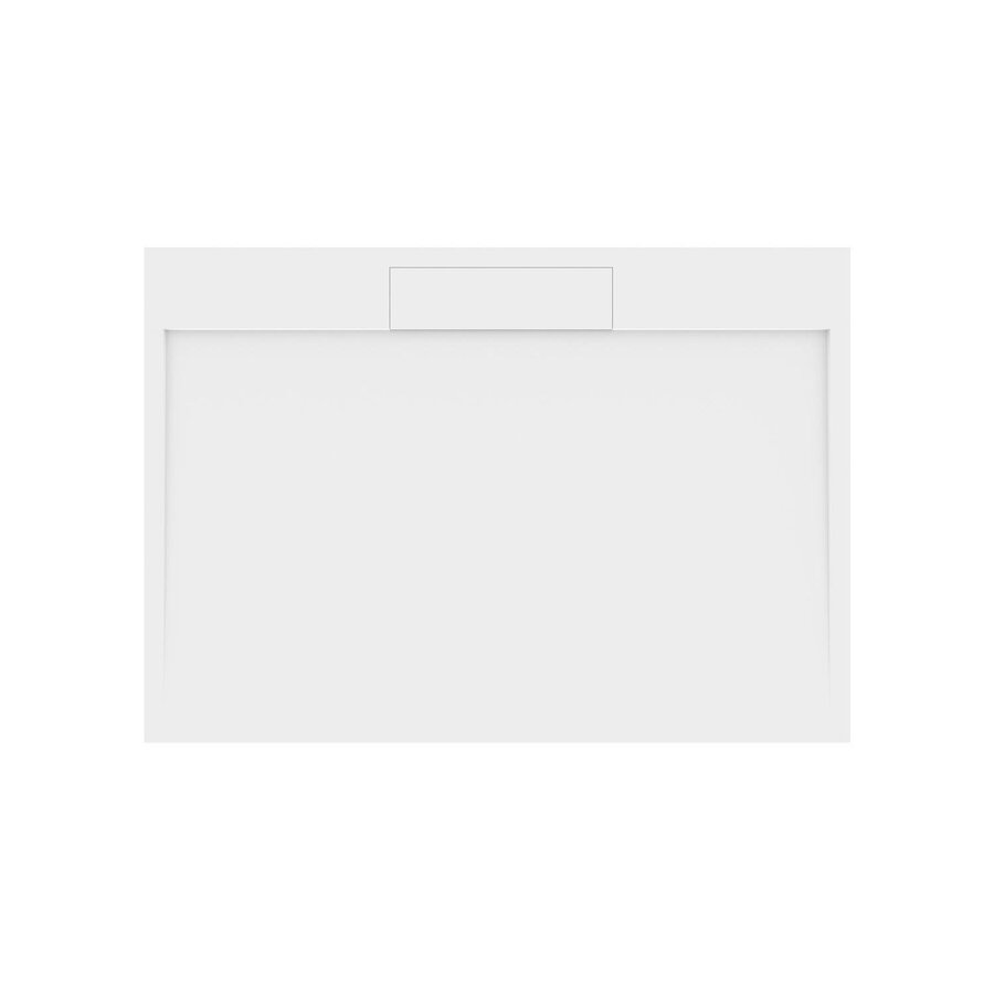 Douchebak Marmer Sapho Irena 140x100x3.5 cm Rechthoek Wit