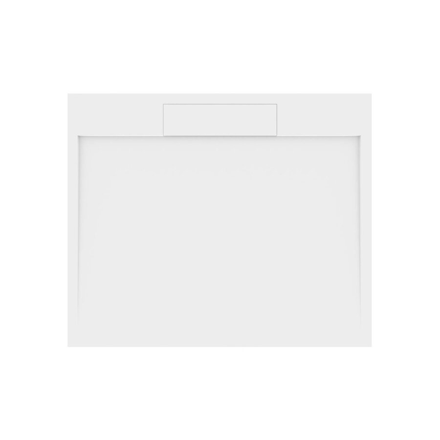 Douchebak Marmer Sapho Irena 120x100x3.5 cm Rechthoek Wit