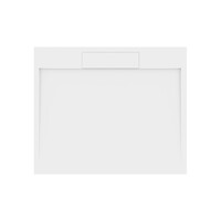 Douchebak Marmer Sapho Irena 120x100x3.5 cm Rechthoek Wit