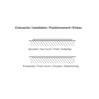 Douchebak Slab Standaard Stone 2 Wit 90x120 cm