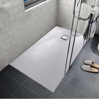 Douchebak AquaSplash Naxos SMC 120x80 cm Stone-look Mat Wit