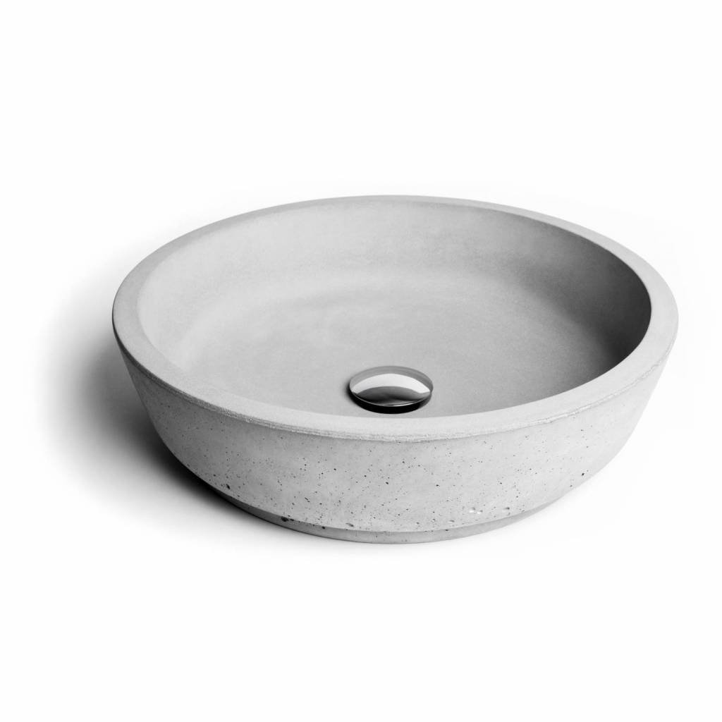 Urbi et Orbi Opzet Wastafel Circum Beton 42x12 cm - Antraciet