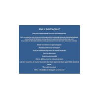 Wastafel Best Design Opera-100 Just-Solid 100x42x10 cm Mat Zwart