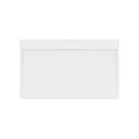 Douchebak Marmer Sapho Irena 130x80x3.5 cm Rechthoek Wit