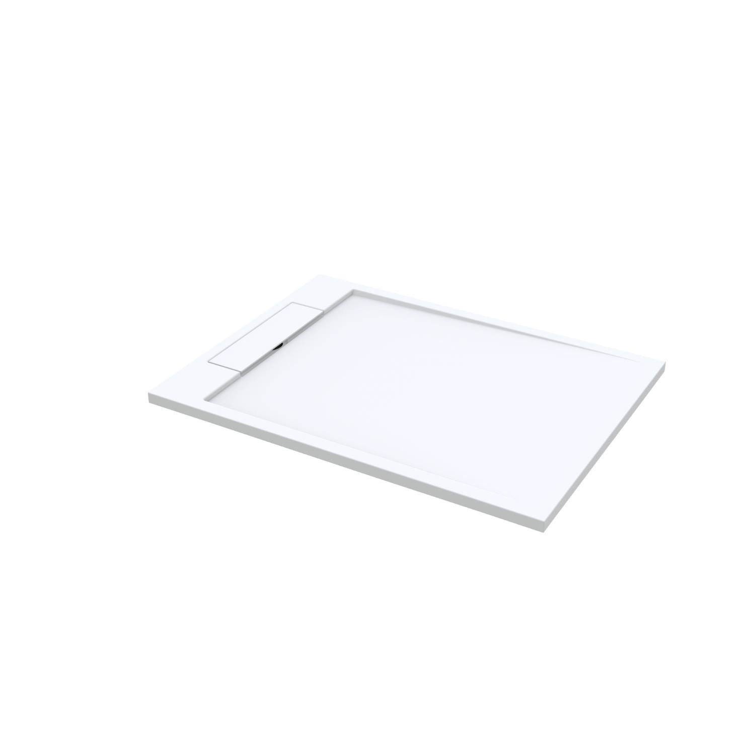 Best Design Douchebak Just Solid Decent 140x90 cm Mat Wit