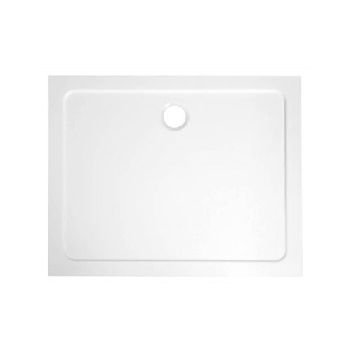 Douchebak Marmer Sapho Aqualine 120x80x3 cm Rechthoek Wit 