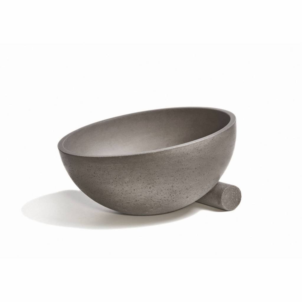Urbi et Orbi Opzet Wastafel Obliquo Beton 35x19 cm - Antraciet