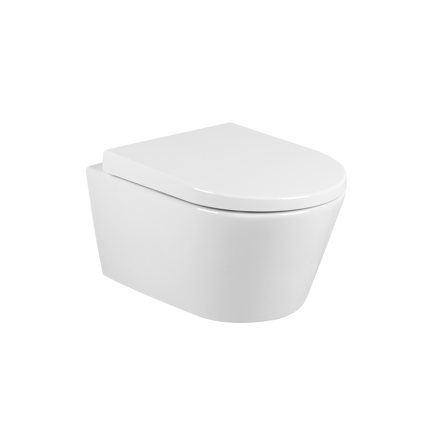 Wandtoilet Sanindusa Urb.y Rimfree Keramiek Exclusief Zitting Wit Sanindusa