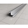 Wiesbaden hoekprofiel tbv glaswand 1cm 200cm chroom