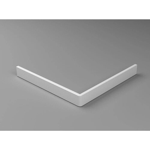 Voorzetpaneel Met Poten Tbv Vierkante Douchebak Acryl 90X90X4 Wit 