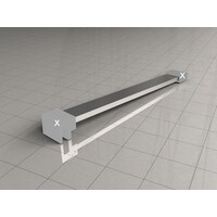 Wiesbaden losse vierkante stabilisatiestang 120cm