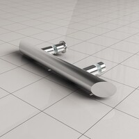 Wiesbaden losse deurgreep type 2 chroom