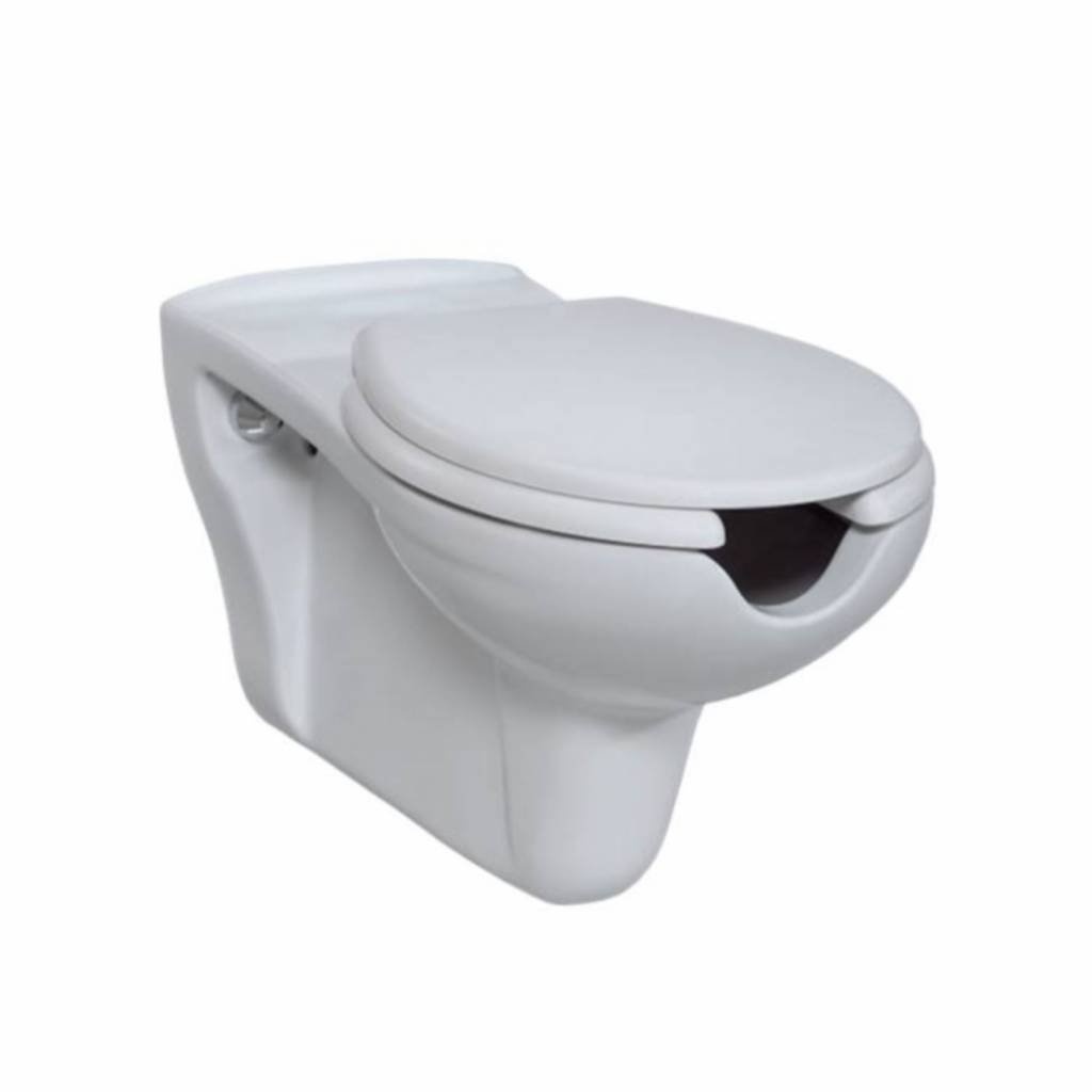 Hangtoilet Mindervaliden Keramiek 40X36 cm Wit Creavit