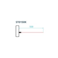 Inloopdouche Van Rijn ST01 Met Scharnieren 50x200 cm Helder Glas 8 mm Chroom