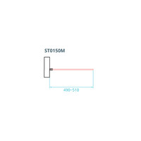 Inloopdouche Van Rijn ST01 Zonder Stabilisatiestang 50x200 cm Helder Glas 8 mm Mat Zwart