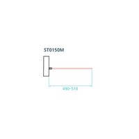 Inloopdouche Van Rijn ST01 Zonder Stabilisatiestang 50x200 cm Helder Glas 8 mm Mat Zwart