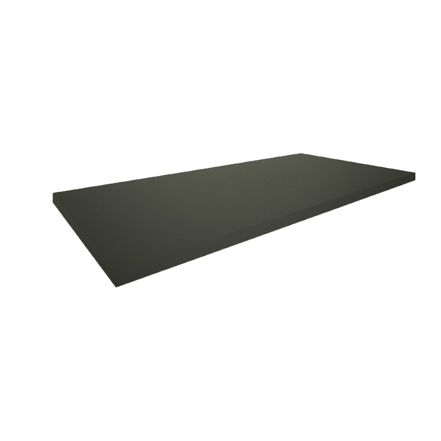 Topblad Aqua Splash Maia tbv Wastafelmeubel 100x46x2.5 cm Mat Zwart Aqua Splash