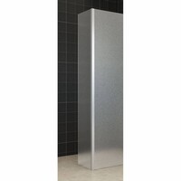 Zijwand Mat Glas met Hoekprofiel 35x200 10mm NANO