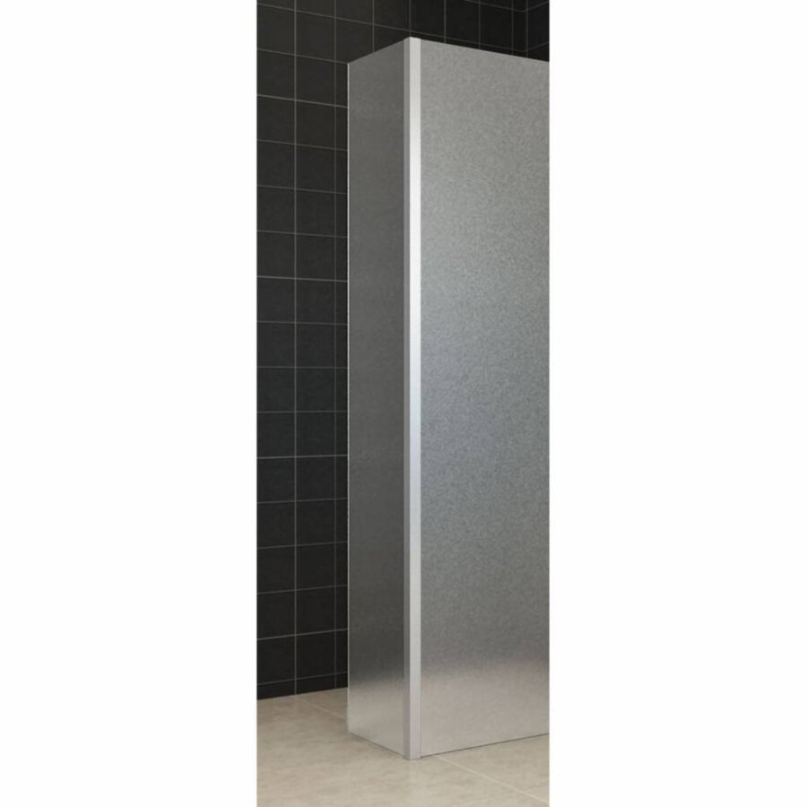 Zijwand Mat Glas met Hoekprofiel 35x200 10mm NANO