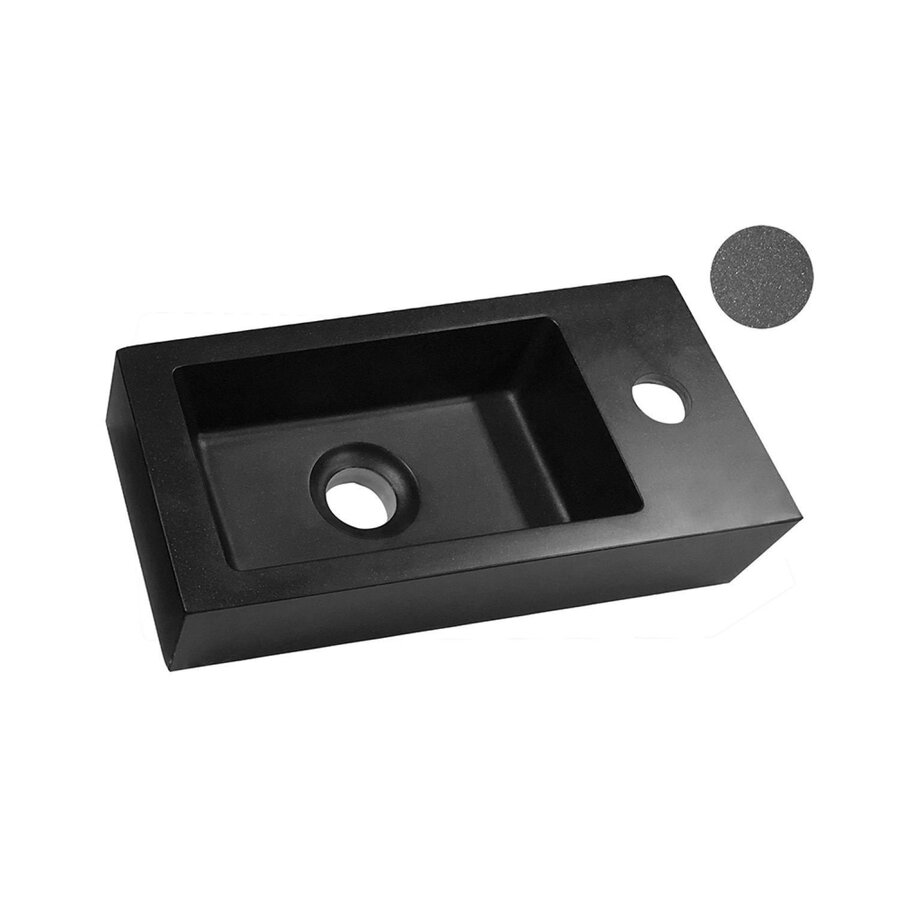 Fontein Boss & Wessing Rinka 36x189 cm Kraangat Rechts Quartz