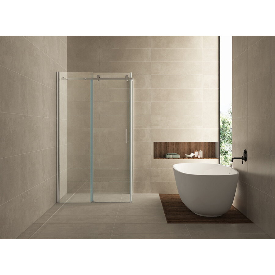 Wiesbaden douchedeur + zijwand 1200x1000x2000 chr.8mm NANO