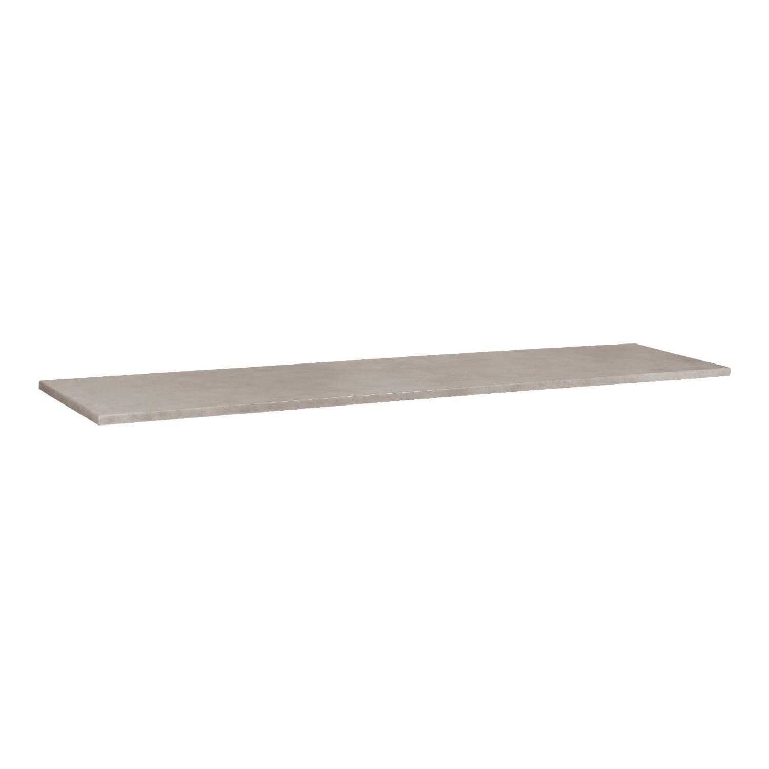 Wastafelblad Beton 199.5x45.7x2.5 cm Beton Grijs Sanitop