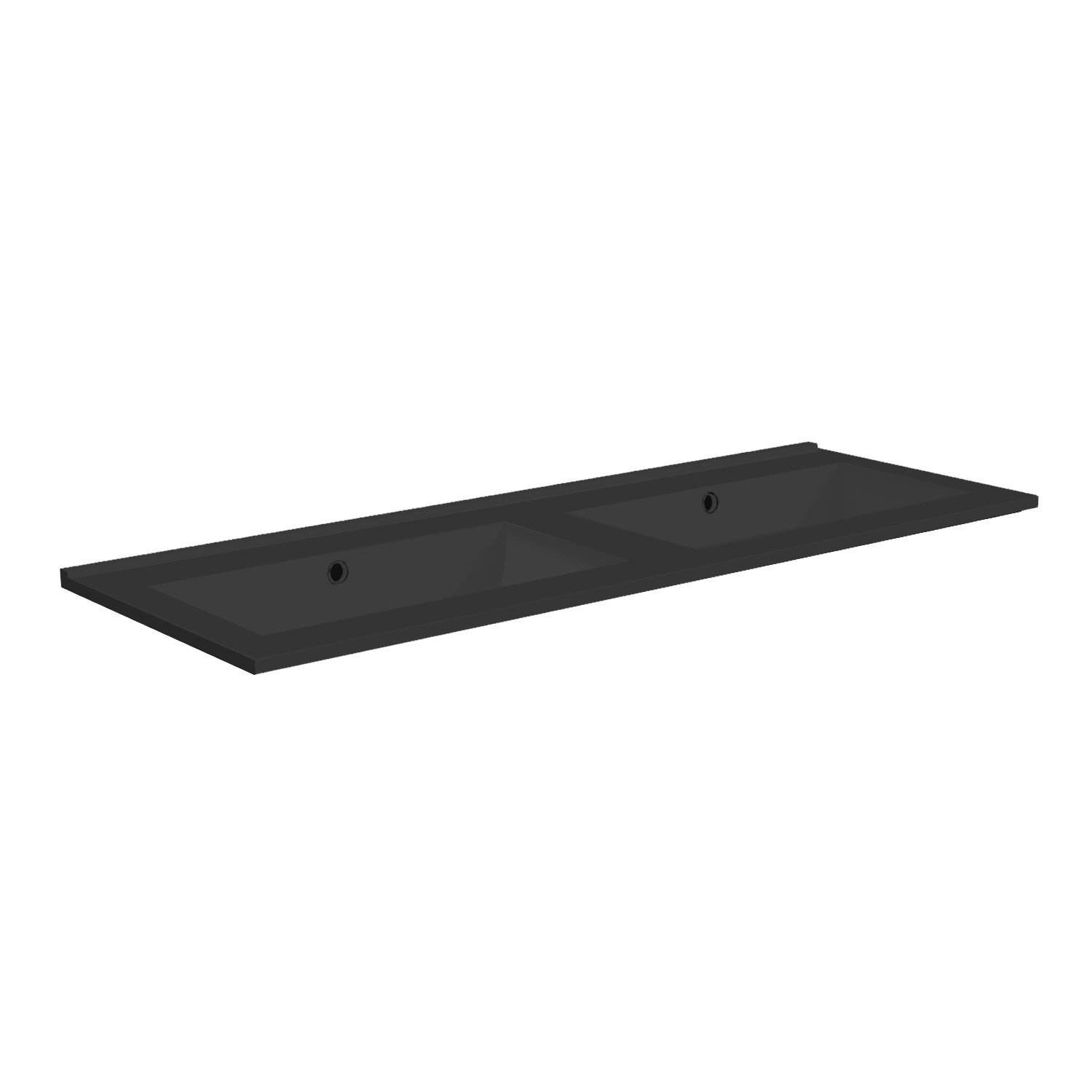 Gliss Design Paris 120 Wastafel Mat Zwart Gliss Design