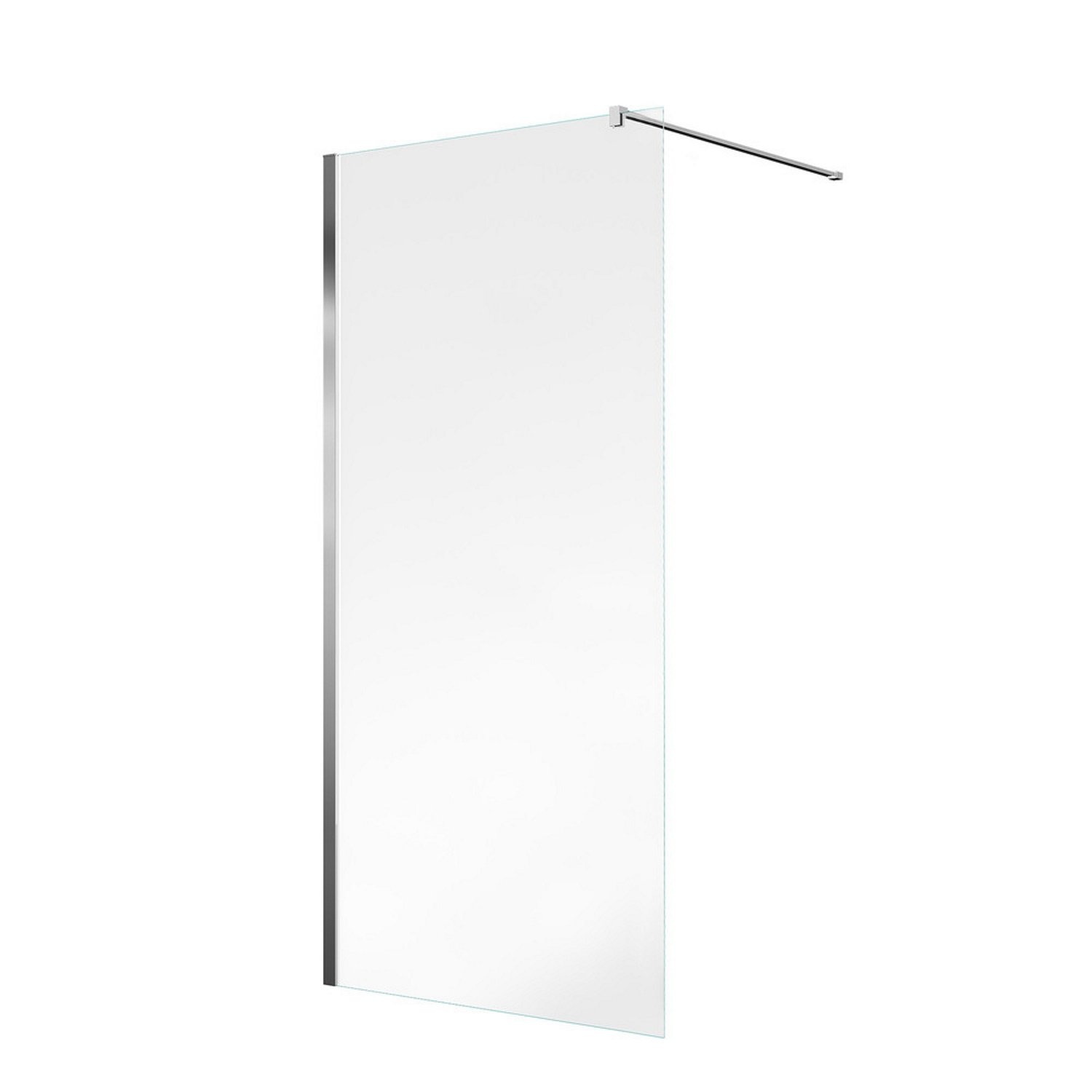 Inloopdouche Van Marcke Go Linard 90x200 cm 8 mm EasyClean Profielloos Chroom Van Marcke
