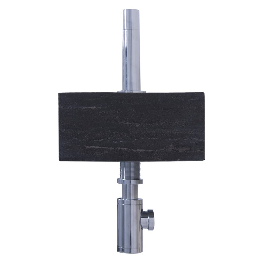 Fonteinset Differnz Furan 40x23x11 cm Kalksteen Zwart