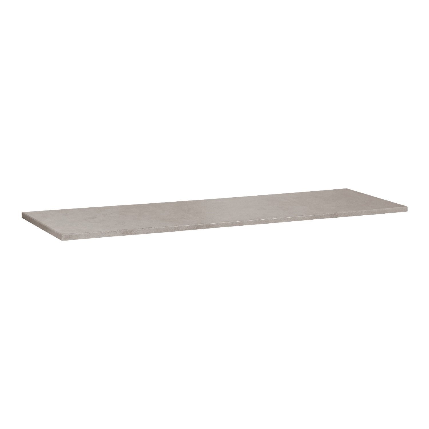 Wastafelblad Beton 160.5x45.7x2.5 cm Beton Grijs Sanitop