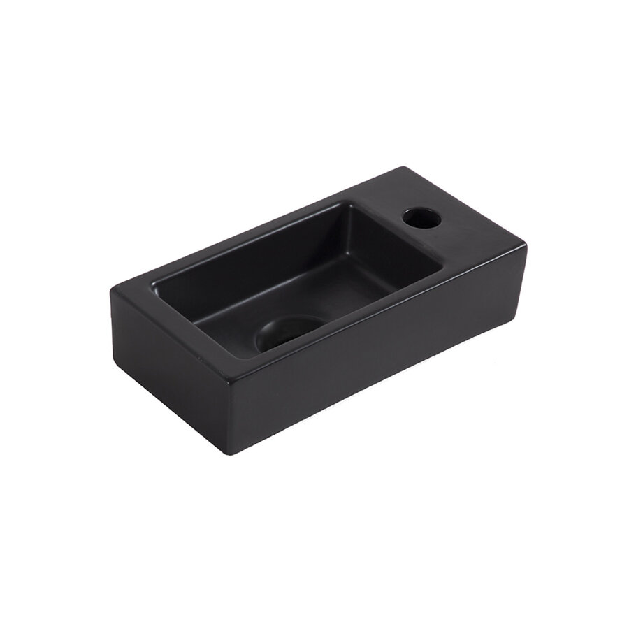 Fonteinset Aqua Splash Rinka 36x18x9 cm Rechts Quartz Messing Geborsteld Goud