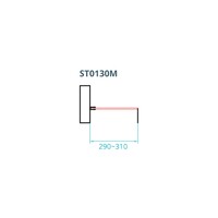 Inloopdouche Van Rijn ST01 Zonder Stabilisatiestang 30x200 cm Helder Glas 8 mm RVS