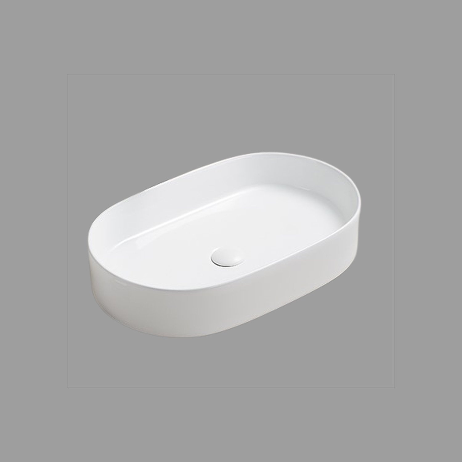Waskom Sanilux Opus Keramiek Met Extra Dunne Rand Wit Sanilux