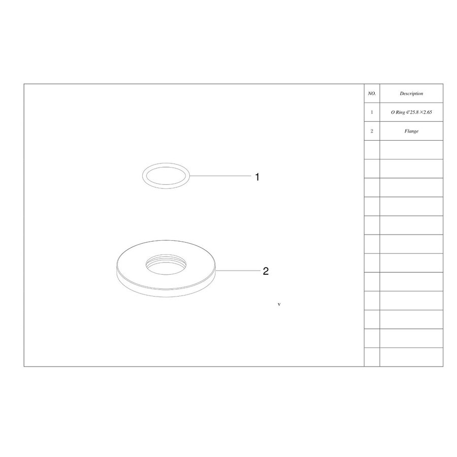 Losse Kraanrozet Wiesbaden Caral tbv Inbouw Uitloopgedeelte Mat Zwart