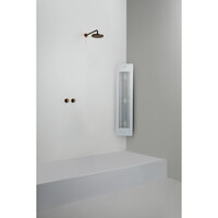 Sunshower One M Round Infrarood 140x33 cm Inbouw - Opbouw vlak of hoek White