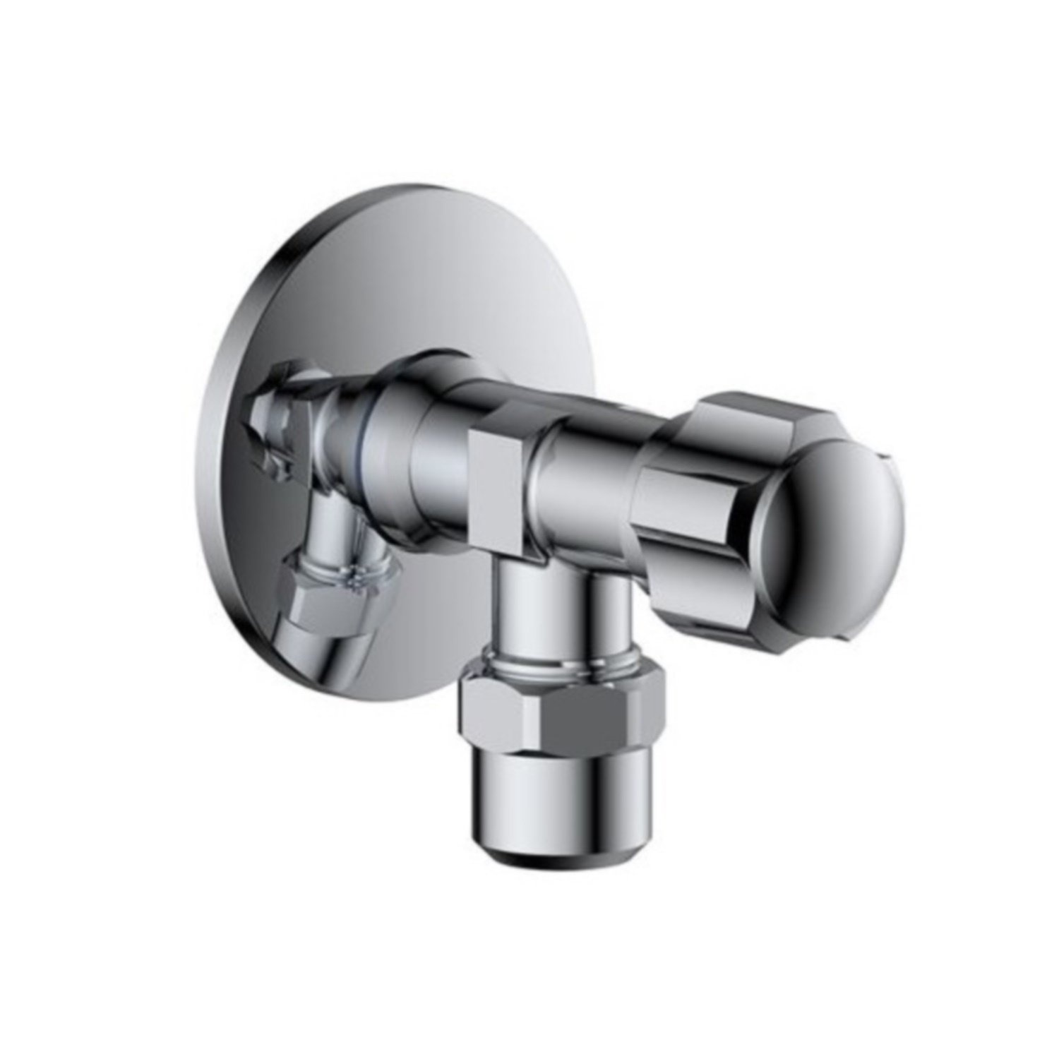 Hoekstopkraan Sanilux 1/2'' x 3/8'' Chroom Sanilux