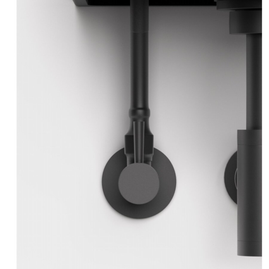 Hoekstopkraan Clou Inbe Angle Valve Mat Zwart