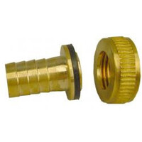 Messing Slangwartel-Setje 1/2x3/4 + borgring