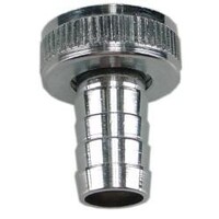 Chroom Slangwartel-Setjes 1/2x3/4 + borgring