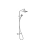 Regendouche set HansGrohe Vernis Shape Showerpipe 230 1 Jet met Douchethermostaat Chroom