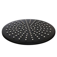 Thermostatisch Inbouwdoucheset Brauer Black 30cm Hoofddouche Wandarm Staafhanddouche op Glijstang Mat Zwart