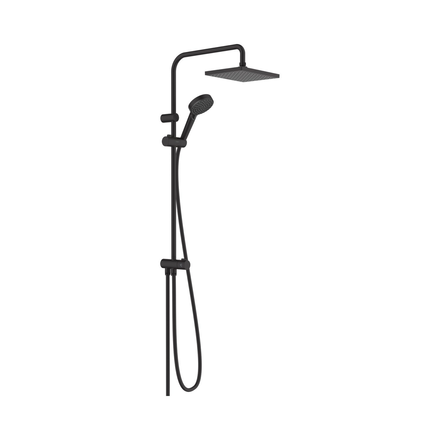 Hansgrohe Regendouche set Vernis Shape Showerpipe 230 1 Jet Reno E Mat Zwart