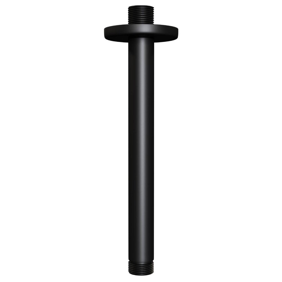 Thermostatisch Inbouwdoucheset Brauer Black 30cm Hoofddouche Plafondarm 3 Standen Handdouche Mat Zwart