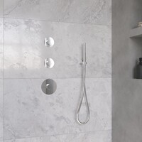 Regendoucheset Wiesbaden Dreams met Inbouwdeel en Wanduitloop Chroom