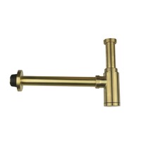 Sifon Aqua Splash Colorato 33 Cm Geborsteld Goud