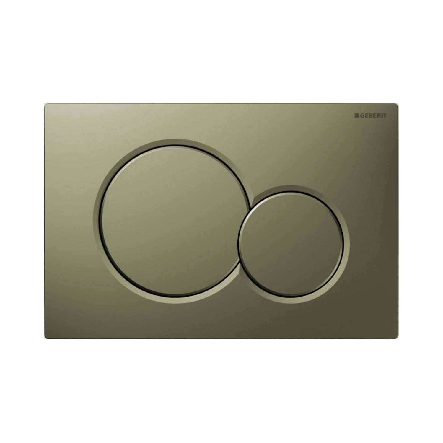 Geberit Bedieningsplaat Sigma by Frontbediening Mat Legergroen