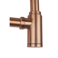 Sifon Aqua Splash Colorato 33 Cm Geborsteld Koper